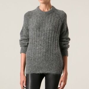 NWOT Acne Studios Dania Mohair Crew Neck Sweater